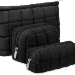 Pcs Black Quilted