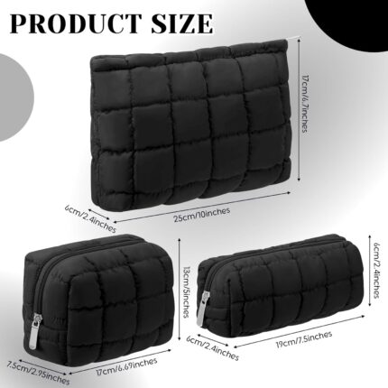 Pcs Black Quilted - Hình 2
