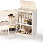 Beige Makeup Organizer