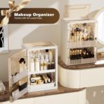 Beige Makeup Organizer - Hình 5