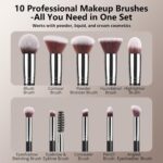 Piece Black Makeup Brush - Hình 3