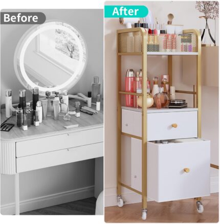 Gold Rolling Cart - Hình 2