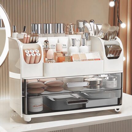 White Acrylic Organizer