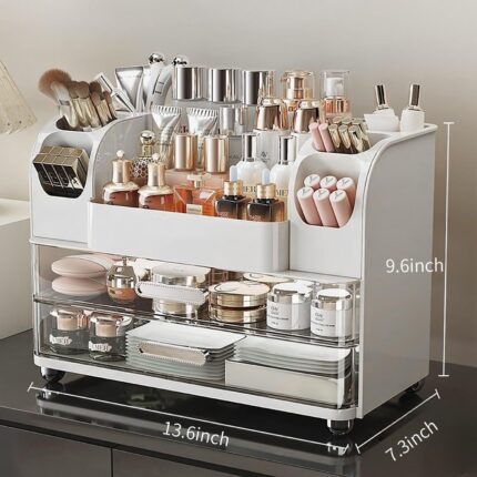 White Acrylic Organizer - Hình 2