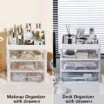 White Cosmetic Organizer - Hình 3