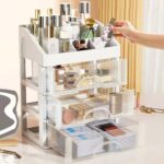 White Cosmetic Organizer - Hình 6