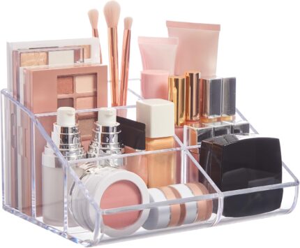 Clear Compartment Vanity