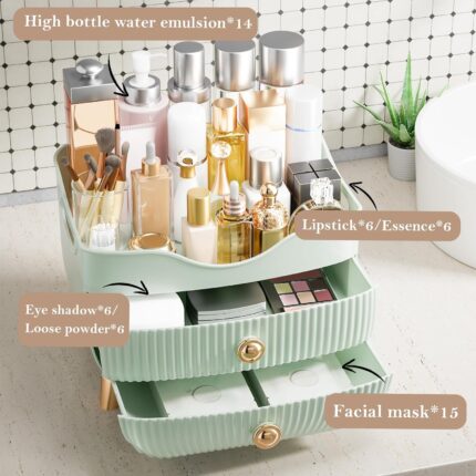 Green Vanity Cosmetic - Hình 2